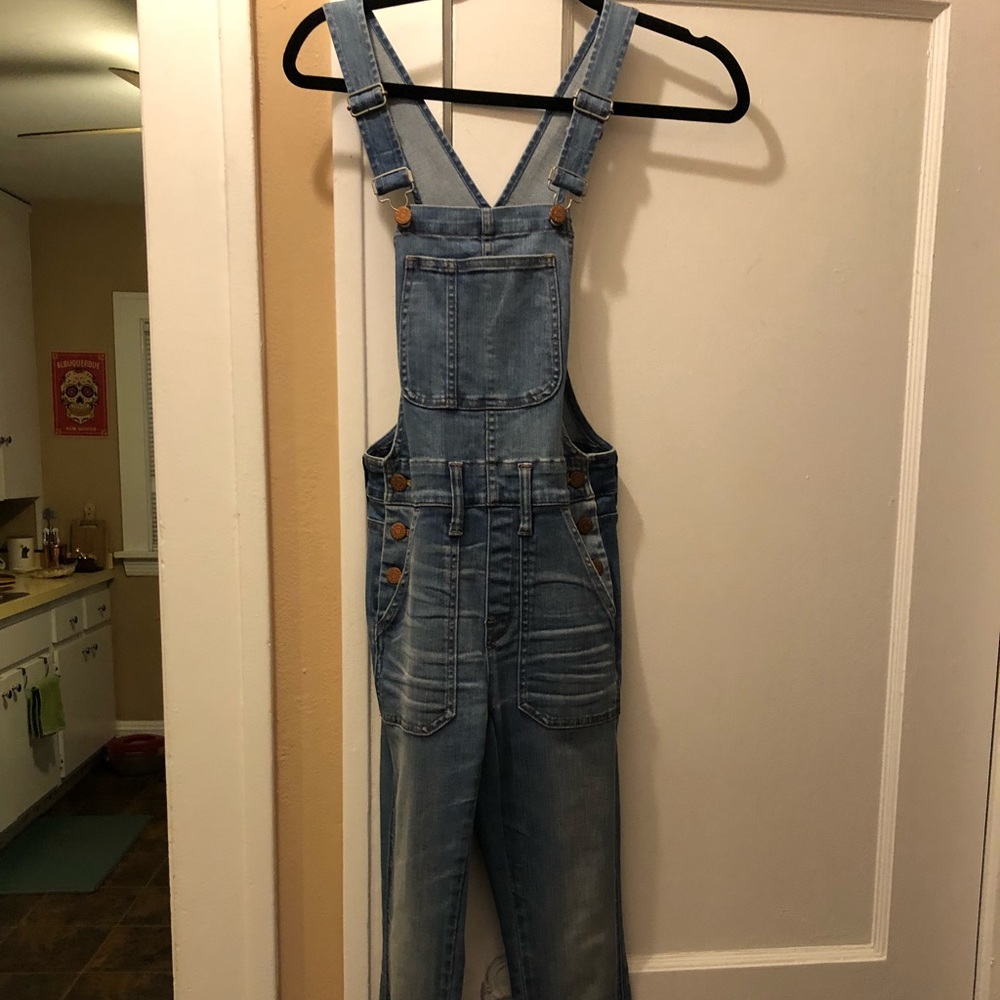 Madewell denim overalls